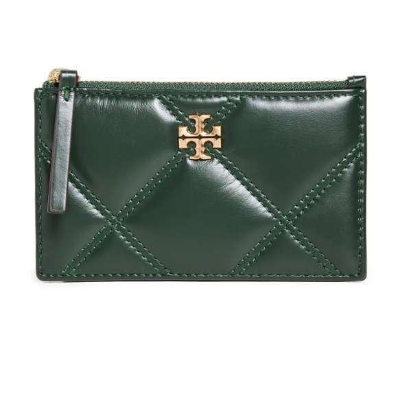 Tory Burch Kira Diamond Quilted Wallet Fir Tree - Picture 5 of 12